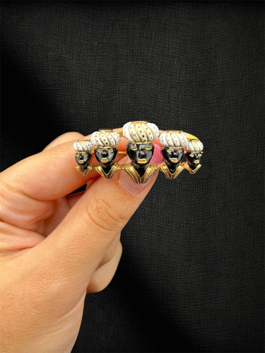 Broche La « Broche des Maures » en or jaune 58 Facettes