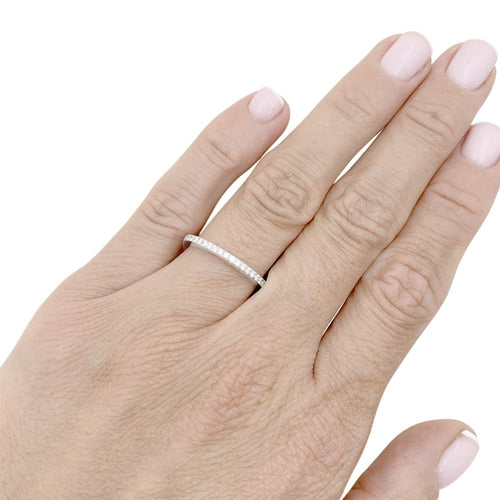 Bague 54 Alliance Messika, "Emotion" or blanc et diamants. 58 Facettes 34889