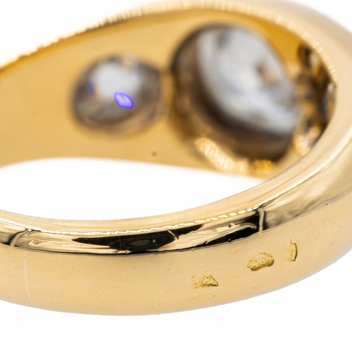 Bague 53 Bague  Jonc Or jaune Diamant 58 Facettes 2830636CN