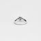 Bague 49 Bague Solitaire or blanc diamants 58 Facettes LP595/10