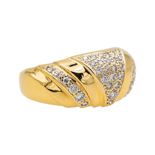 Bague 55 Bague Or jaune Diamant 58 Facettes 3670087CN