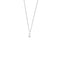 Collier COLLIER OR BLANC 2 DIAMANTS 58 Facettes M8927