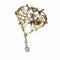 Broche Broche principe en or et platine avec diamants 58 Facettes Q117B(948)
