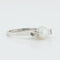Bague 52 BAGUE EN OR BLANC 18 CARATS 58 Facettes REF 1051/17