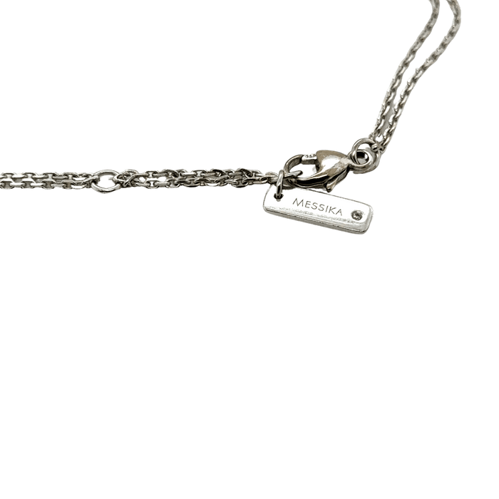 Collier MESSIKA - Collier Move Or blanc - Double Chaîne 58 Facettes 1.0000395/1