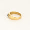 Bague 60 Bague jonc or jaune et saphir 58 Facettes SMA0080