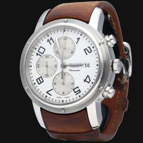 Montre Hermes Montre Clipper Chronograph 58 Facettes MT42228