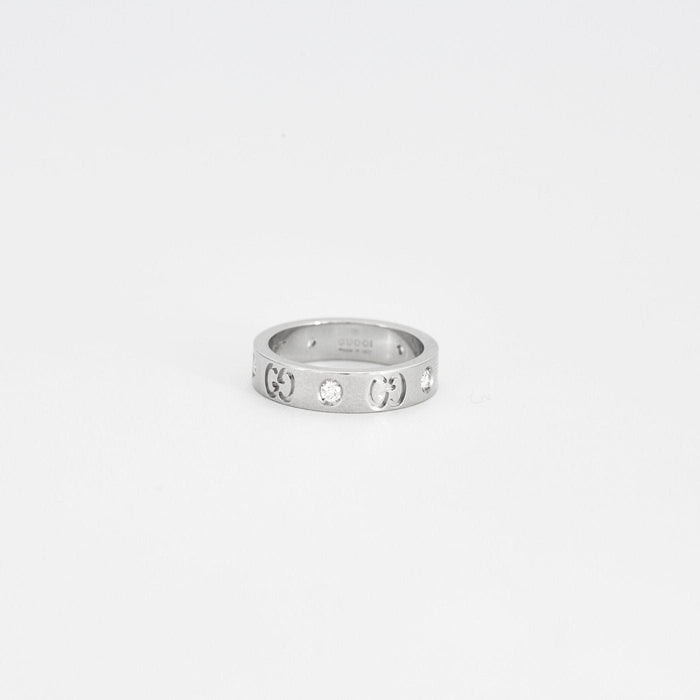 GUCCI - Ring Icon white gold and diamonds