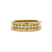 Bague 54 Demi-Alliance or et diamants 58 Facettes 220568R