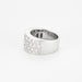 Bague 53 Bague Tank Moderne or blanc diamants 58 Facettes LP998/13