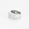 Bague 53 Bague Tank Moderne or blanc diamants 58 Facettes LP998/13