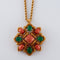 Collier VAN CLEEF & ARPELS - Parure "Delphe Collection" Corail et chrysoprase 58 Facettes