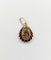Pendentif Pendentif victorien or jaune, poire et diamants taille rose (circa 1870) 58 Facettes A06250