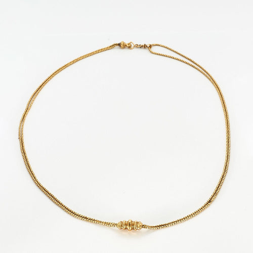 Collier Sautoir or colonne 58 Facettes 352A00112