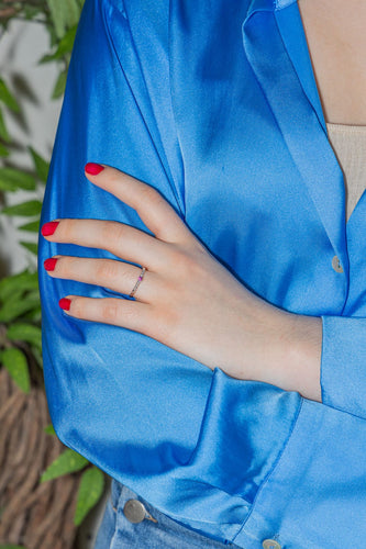 Bague 54 Mauboussin Bague Capsule d'émotion Or blanc Rubis, Diamant 58 Facettes 3748514CN