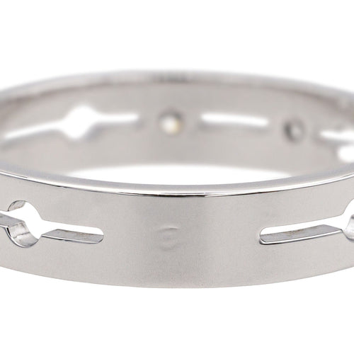 Bague 54 Dinh Van Bague Pulse Or blanc Diamant 58 Facettes 4098671RV