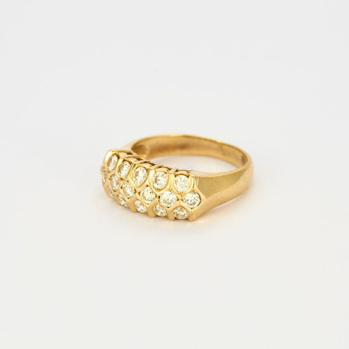 Bague 52 Bague or jaune et diamant 58 Facettes LP979