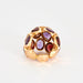 Bague 55 NARDI - Bague sculpture or rose, améthystes grenats 58 Facettes