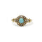 Bague 56 Bague Or, Turquoise & Diamants 58 Facettes 240139R