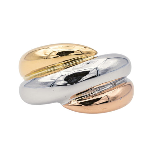 Bague 55 Bague Or jaune, Or blanc, Or rose 58 Facettes 4098637RV