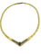 Collier Collier ras de cou rétro or jaune, diamants naturels et saphirs 58 Facettes