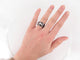 Bague 51 bague MAUBOUSSIN etoile du demon ceramique t51 or blanc 18k diamants 58 Facettes 266204