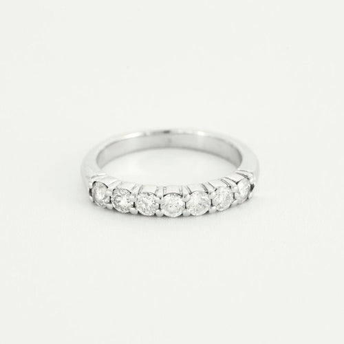 Bague Alliance or blanc diamants 58 Facettes LP1067/12