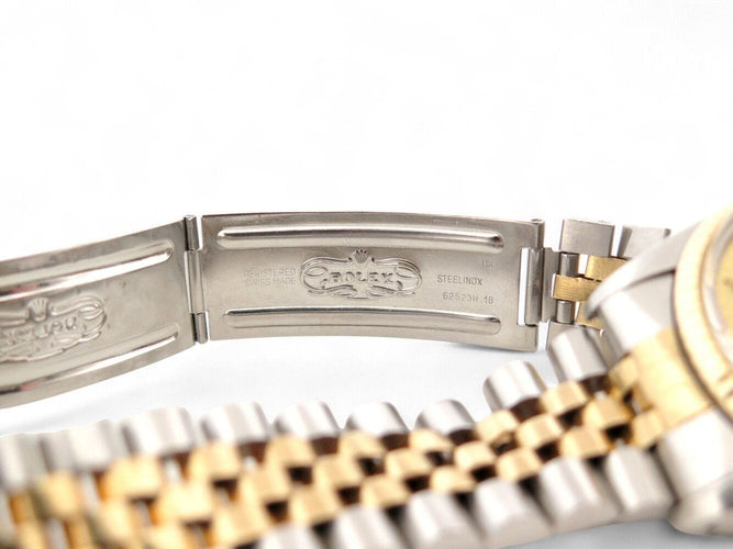 Montre vintage montre ROLEX datejust 16013 36 mm or et acier jubile automatique 58 Facettes 271034