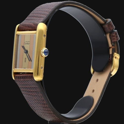 Montre Cartier Montre Tank Vermeil 58 Facettes MT42366