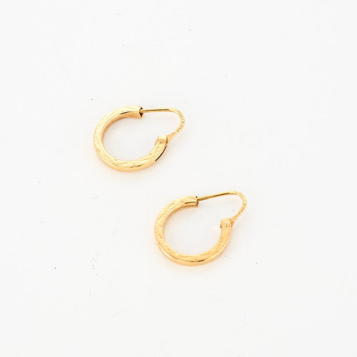 Boucles d'oreilles Boucles d'oreilles créoles or jaune 58 Facettes LP853/5