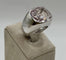 Bague 52 Bague Quartz rose en or gris 58 Facettes