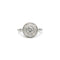 Bague 53 Bague - or blanc platine et diamants 58 Facettes 240268R