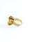 Bague 53.5 Bague Or rose et Citrine 58 Facettes