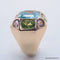 Bague 55.5 Bague Aigue Marine Péridot Améthyste - ref 4297 58 Facettes 4297