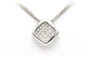 Collier Collier contemporain en or blanc 18 carats serti de diamants "taille" brillant (0,62ct) 58 Facettes 22336