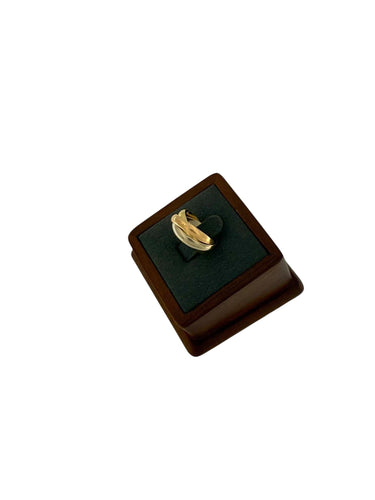Bague 50 Bague Trinity de Cartier triple or 58 Facettes