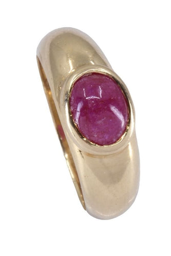 Bague 59 BAGUE JONC RUBIS 58 Facettes 086211