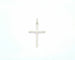 Pendentif Pendentif croix en or blanc 58 Facettes 8359