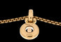 CHOPARD - Geelgouden ketting Happy Diamonds 