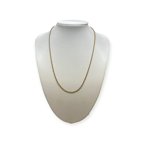 Collier Chaîne maille forçat 67 cm en or jaune 750 58 Facettes 330087901