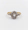 Bague 52.5 Bague marguerite victorienne or jaune, diamants taille rose (circa 1890) 58 Facettes A06138