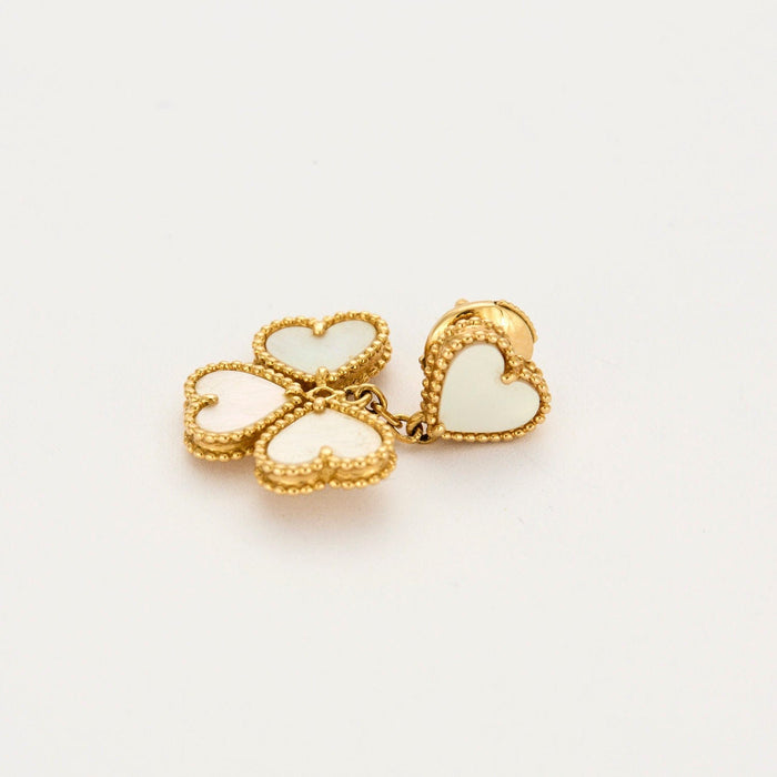 Boucles d'oreilles VAN CLEEF & ARPELS – Paire de pendants d’oreilles en or jaune 58 Facettes