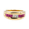 Bague 54 Bague Or jaune Diamant, Rubis 58 Facettes 3182207CN