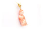 Pendentif Pendentif asiatique 1950 en or jaune 18 carats et en corail 58 Facettes 22532