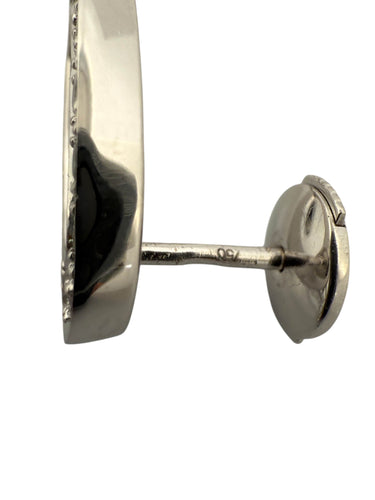 Boucles d'oreilles Parure collier et boucles d’oreilles or blanc et diamants 58 Facettes