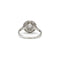 Bague 53 Bague - or blanc platine et diamants 58 Facettes 240268R