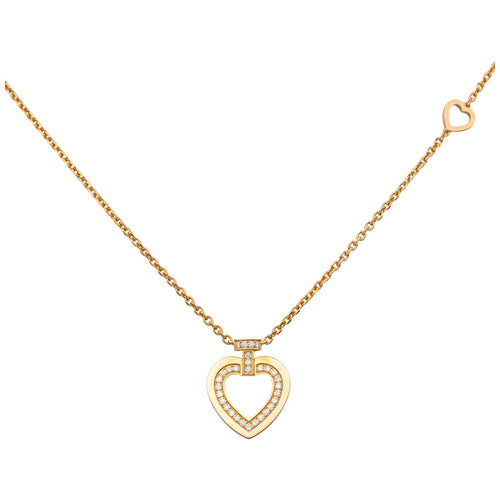 Fred Náhrdelník Pretty woman Růžové zlato Diamant 
