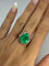 Bague 54 Bague or jaune emeraude de Colombie 6,55 ct et diamants 0,70 ct 58 Facettes 828