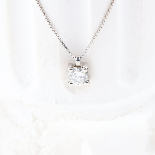 Collier Collier ras du cou en or blanc avec diamant taille brillant 58 Facettes 129418G/129418F