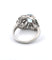 Bague 55 Bague en or blanc 18 carats avec aigue-marine et diamants 58 Facettes